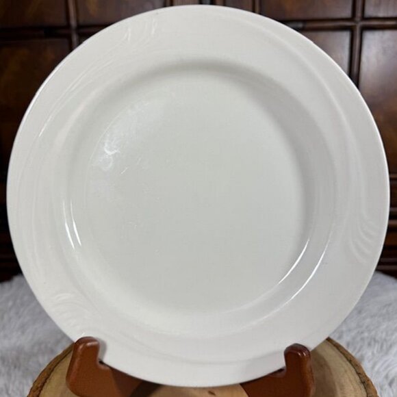 Vintage Set of 3 Oneida Espree Cream White China 8 3/8" Plates - Picture 4 of 11